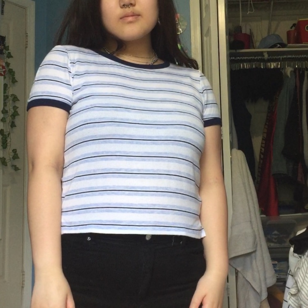 Striped baby tee